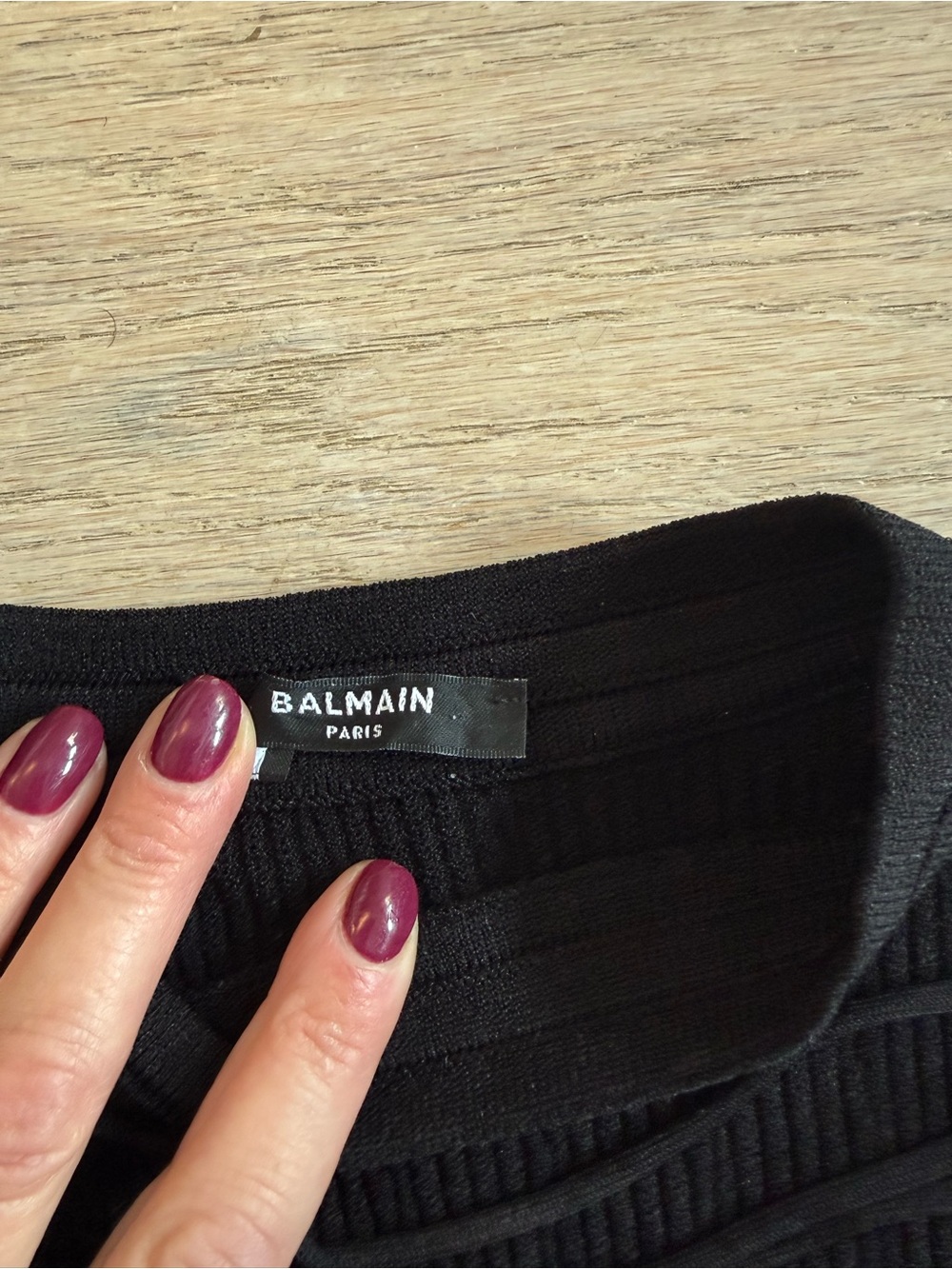 Balmain Paris Ribbed Sweater - Picture 8 of 8